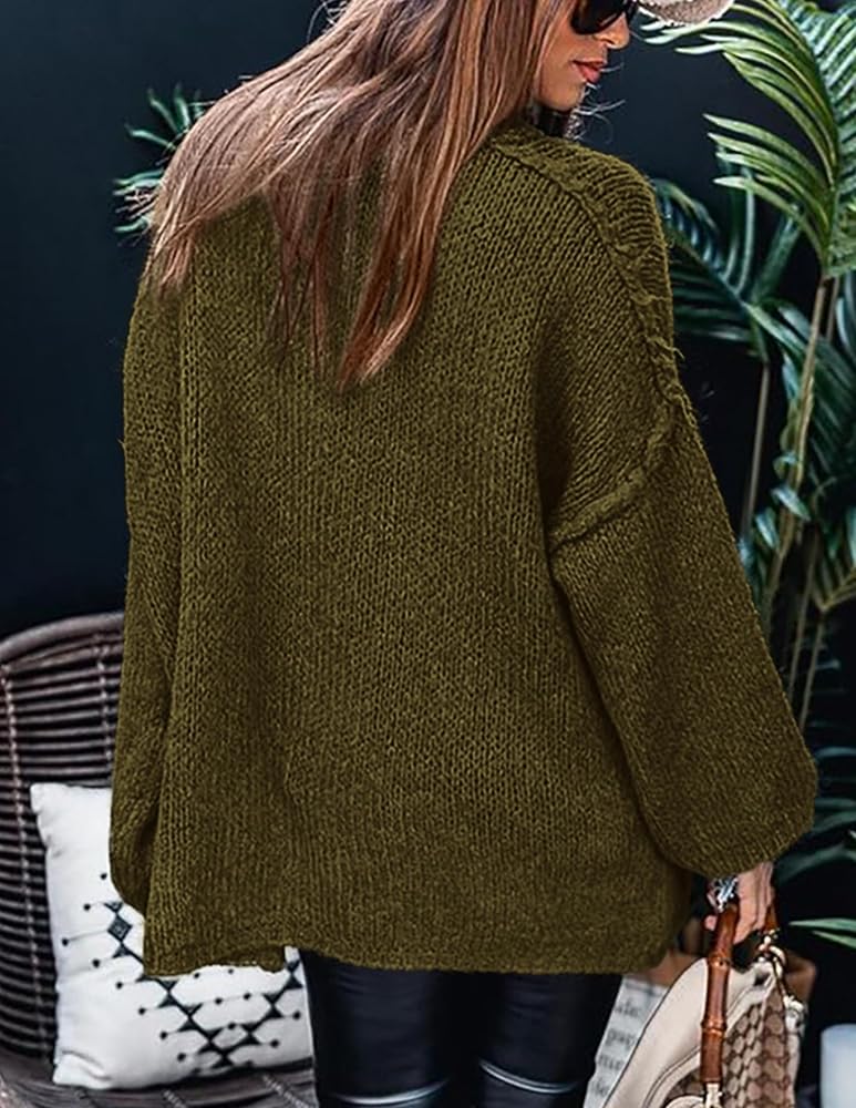 PRETTYGARDEN Women's 2025 Fall Turtleneck Oversized Sweaters
